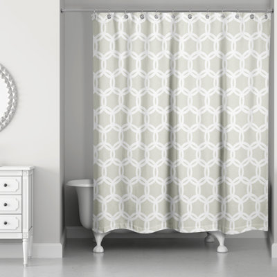 Rideau de douche simple Alondria