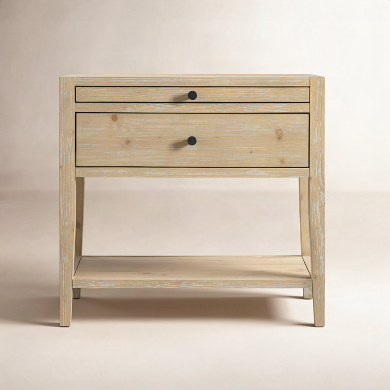 Table de chevet 25 po Pecor, Naturel