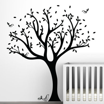 Décalcomanie murale arbre tweet