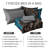7-Piece Stripe Geometric Comforter Set, Soft Microfiber All-Season Complete Bedding Set-122815468-122815467