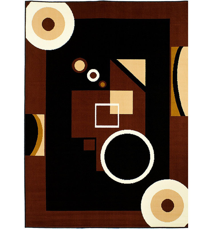 Geometric Indoor Rug, 5'2" x 7'1"