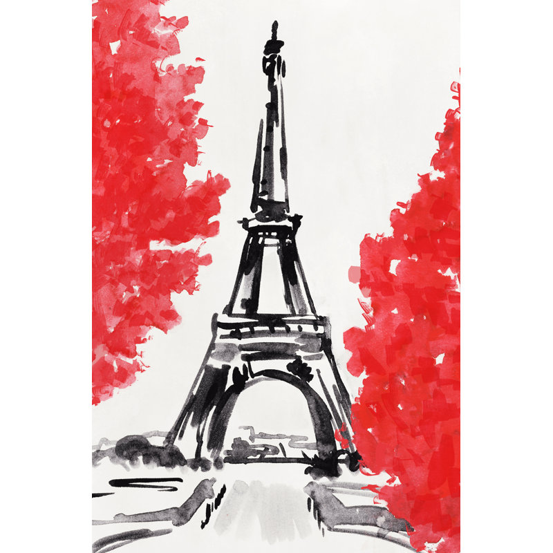Day in Paris II by Annie Warren - Painting Print, 76 cm H x 51 cm W, Wrapped Canvas
