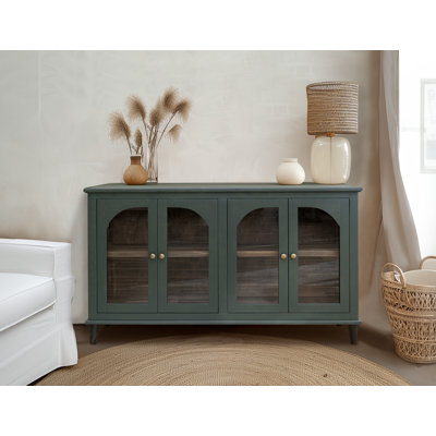 70.75" Wide Solid Wood Sideboard