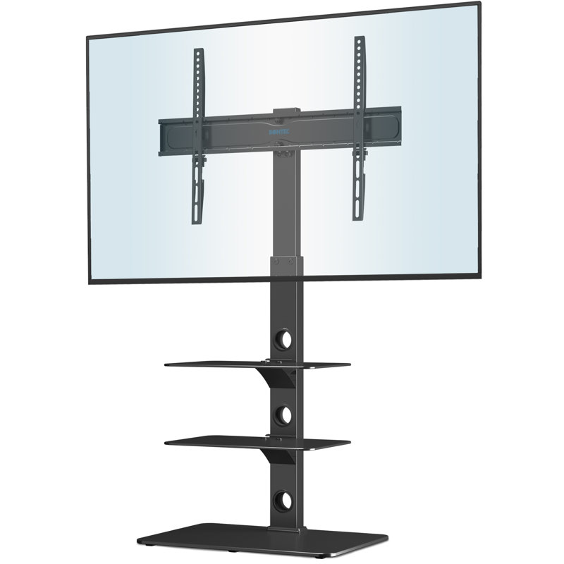 1Home Single Screen Floor Stand Mount, White