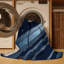 Tapis géométrique moderne lavable à la machine Wimberley-499355614