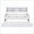 Twin Size Solid Pine Wood Captain Storage Bed with Built-in Bookshelves, 3 Drawers &amp; Trundle - No Box Spring Needed, White Wash-1445443439