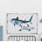 Sharks Rule - Print on Wrapped Canvas-738522244