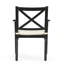 Chaise de patio avec coussin Lourdes