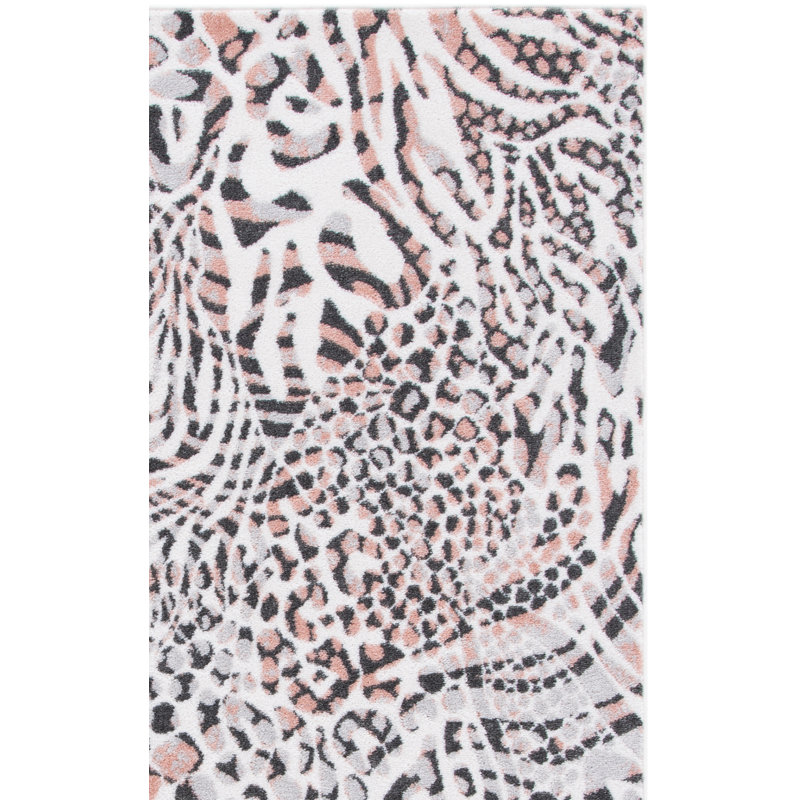 Ameyaa Performance Animal Print Rug, Rectangle 6'7" x 9'2"