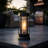 Foxflame Metal Solar Lanterns Outdoor Waterproof, Patented Fire Effect, 2 pk-134077157