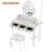 Vanity Desk With Adjustable Angle Mirror