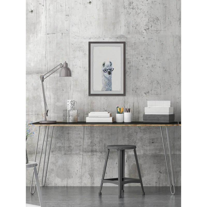 Totten «Posh Llama», reproduction encadrée, H 24 po x l 16 po x P 1,5 po