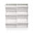 Cream Slim Shoe Cabinet (12-24 Pairs) with Adjustable Drawers & Hooks-1654043931