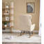 Chaise berçante rembourrée Keta