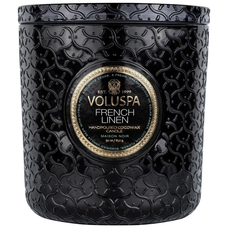 French Linen 30Oz Boxed Luxe Candle