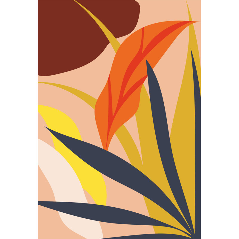 «Tropical Radiance», art mural tendu sur toile, H 16 po x l 12 po x P 1 po