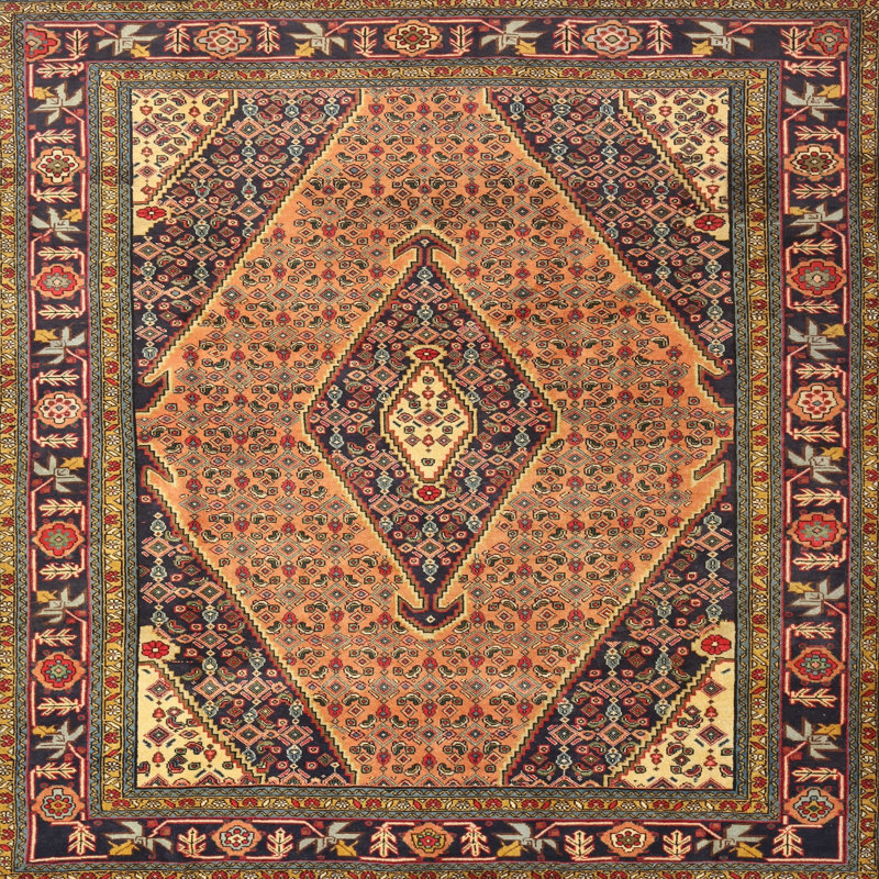 Oriental Indoor Rug, Square 5'