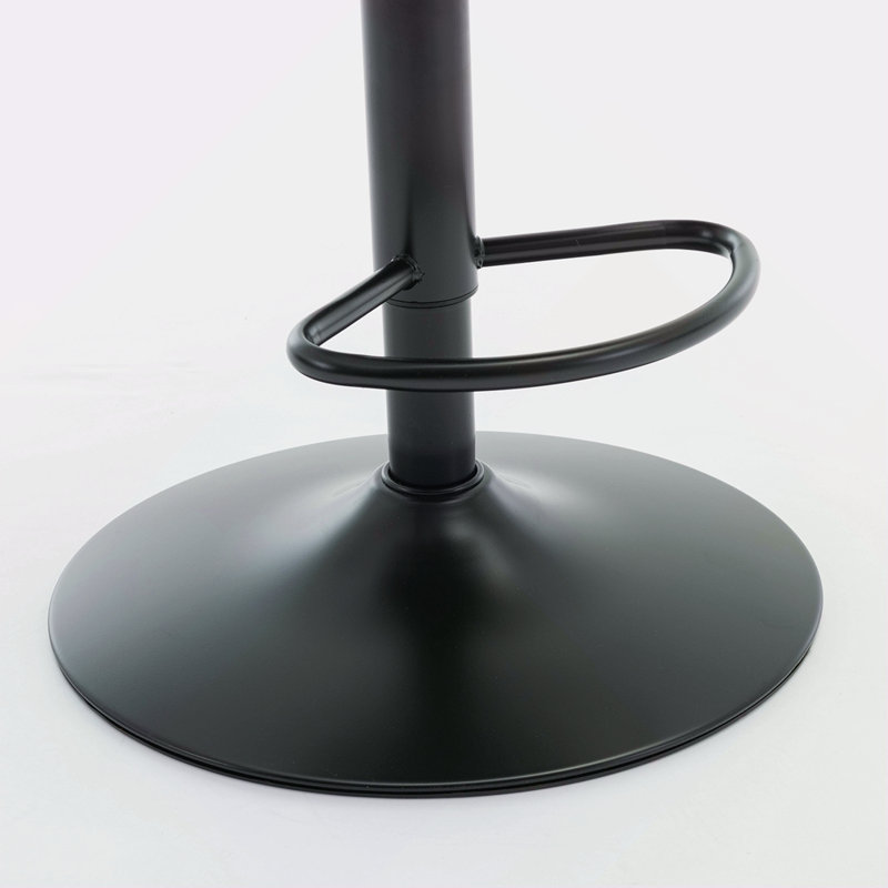 Swivel Velvet Barstools Adjusatble Seat Height From 25-33 Inch,17.7Inch Base, Modern Upholstered Bar Stools With Backs Comfortable Tufted For Home Pub And Kitchen Island,Set Of 2