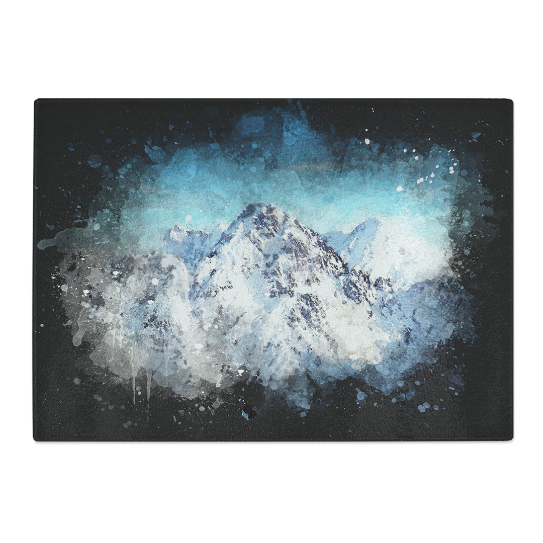 Tempered Glass the Alps in Austria Chopping Board