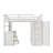 Eglinton Kids Full Loft Bed with Drawers
