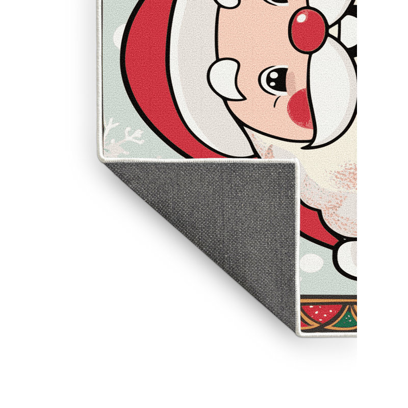 Tapis vacances de Noël The Holiday Aisle®, Rectangulaire 2 pi x 3 pi