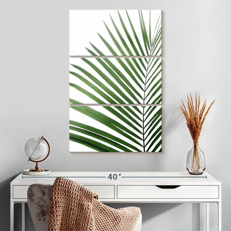 Harnek Green Palm Leaf, 32" H x 20" W