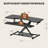 Adjustable Height Foldable Steel Standing Desk Converter-113492190-52290097