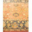 Tapis unique fait à la main Addingham - orange, 6 pi 1 po x 8 pi 10 po Addingham
