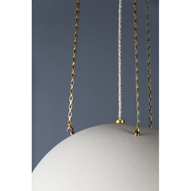 4 - Light Aged Brass Pendant, 3
