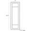 Charlie 1 - Light LED Flush Mounted Sconce-48383680