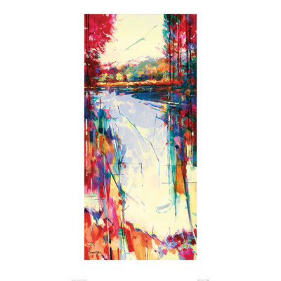 Linear Lake by Doug Eaton - No Frame Painting