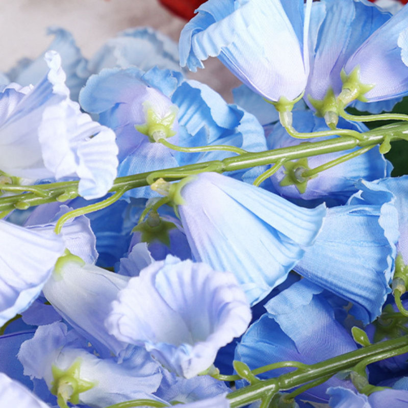 5PCS fleurs de muguet artificielles fausses fleurs 37,4 po à longues tiges de fleurs artificielles en vrac pour un grand vase pour un mariage à la maison