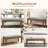 Isaura Polyester Upholstered Bench-2090126882