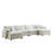 Oversized Modular Cushioned Sofa With Conversible Ottoman-115842503-106554203