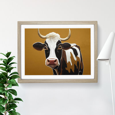 Charming Cow - Framed Print