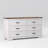 Emryss 6-Drawer Dresser 54"W Double Dresser With Rustic Top Panel-1321790837