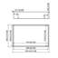 Niche murale en acier inoxydable LuxeSteel 304 (nickel, 21 x 13 x 3,94 pouces)