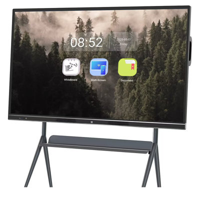 JYXCN Smart Board 4K Video Conference Touch Interactive Board 86" All-in-One Wireless Collaboration Display for Classroom Office(Include Wall Mount)