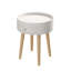 Table de chevet avec rangement H 18 po