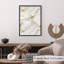 Abstrait art géométrique moderne en marbre gris et doré-686167433