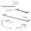 Barre d'appui en acier inoxydable Maddox-47590243-47590246