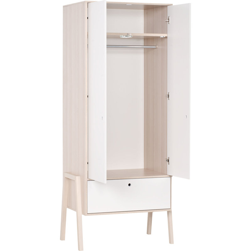 Norden Home 2 Door Wardrobe, Accacia/White