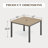 Salem 4 - Person Patio Dining Set with Square Table , Cushions Included