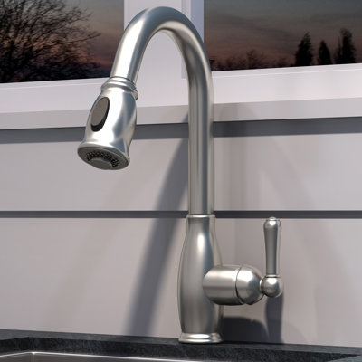 Olympia Faucets Accent Pull Down Kitchen Faucet
