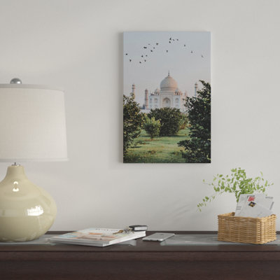 Reproduction d’impression sur toile tendue, "taj, mahal, inde i" par luke anthony gram