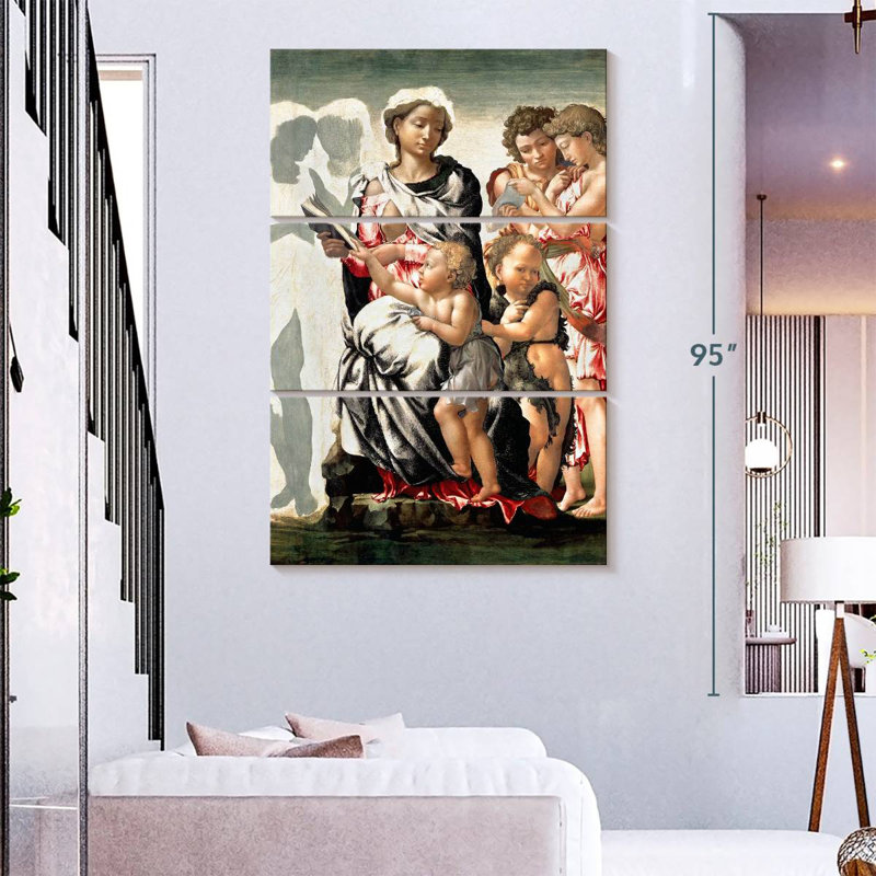 Adella Manchester Madonna 1497, 74" H x 48" W