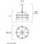 8 - Light LED Pendant-69293983
