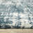 Delfine Distressed Etchings Dark Teal/ Ivory Area Rug-1319966808