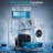 Electactic Ice Cube Maker, 16Pcs Ready in 13 Mins, 26Lbs/Day, Adjust Ice Thickness,Auto-Cleaning, 24H-Timer Countertop Compact Ice Machine with Handle for Home Use