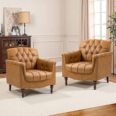 Edvardas 80Cm Wide Tufted Armchair